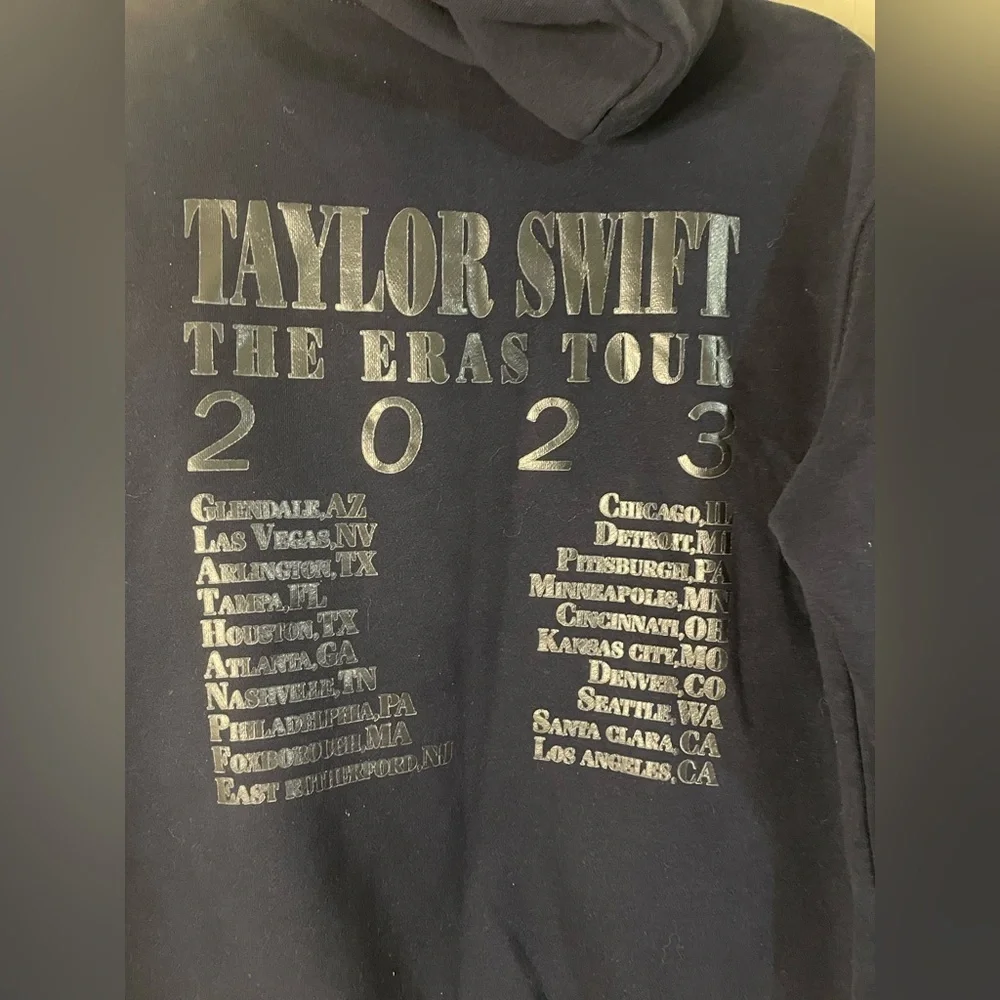 Taylor Swift Hoodie Adult Small  The Eras Tour 2023 Official Merch Sweatshirt - Picture 2 of 6